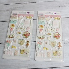Prima Scrapbook Cardstock Paper Pack Pads 8×8 6×6 Journaling Magic Love Lot