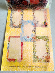 K&Company Que Sera Sera Acetate Frames Glitter Scrapbooking Junk Journal 2012 NO