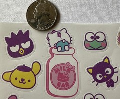 FRIEND’S OF HELLO KITTY (#1) Stickers(20pcs)Sanrio•Cartoon •Penguin•Card Making•