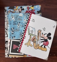 Mickey Mouse Disney junk journal Scrapbook handmade Ephemera