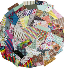 Lot of 6 x 6 Mixed Scrapbook Paper & Cardstock Card Making junk journal supplies
