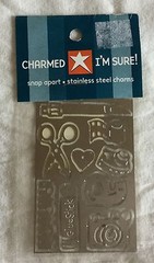 NEW Charmed I’m Sure! Snap Apart Stainless Steel Charms Acid Free Scrapbook
