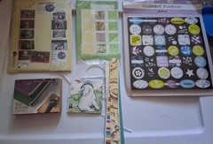 Large Lot Of Scrap Booking Stickers, Sticker,paper Stamps Stencils Ect. (A)