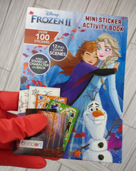 Frozen 2 Mini Sticker Activity Book 100 Stickers Miniature Disney Bendon Kids 7″