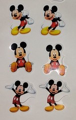 Disney Mickey Mouse Stickers Lot Of 10 Assorted Scrapbooking Traditional