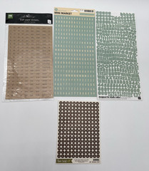 Mixed Scrapbook Sticker Chipboard Lot Crate Paper Heidi Grace Thickers Kit