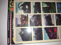 Vintage New Stickers Instructional Fair Photo Stickers Steam Trains Theme