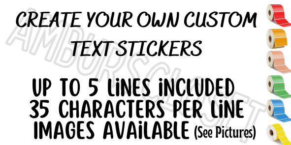 50 Custom YOUR WAY WATERPROOF 2.25″× 1.25″ Handmade INFO STICKERS LABELS SEALS