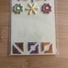 Studio 112 Pillow Stickers Scroll Flowers Boarders Dimensional