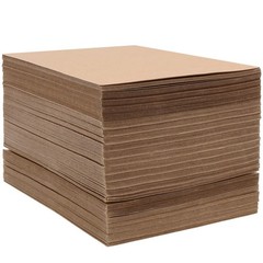 Mukchap 200 Packs 5 X 7 Inches Chipboard Sheets 0.04 Inch1Mm Thick Brown Kraft