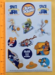 Space Jam Sticker Sheet
