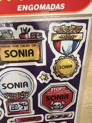 Vtg 1983 SONIA Celebrity Stickers Sealed Mark I Name Stickers