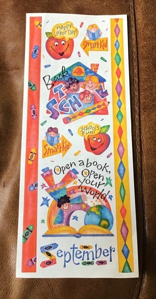 Extra Large IT TAKES TWO Stickers BACK TO SCHOOL SEPTEMBER STICKERS *