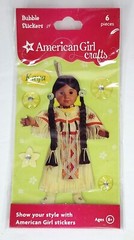 American Girl Crafts Bubble Stickers Kaya Kit JLY Gardening 2010 3 Packs New
