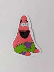 Set Of 7 Stickers Patrick Star SpongeBob SquarePants Assorted Sticker Designs