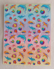 Vintage 90’s Lisa Frank Sticker Lot 1 S670 685 694 277 Markie In Space Mini