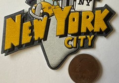 NEW YORK CITY Embossed Die-Cuts(1pc)We R Memory Keepers •Travel•Vacation•State•