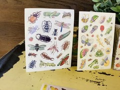 Lot of 4 Insect Themed Sticker Sheets AGC Hallmark Trend Loose Complete