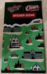 (4) New Raising Cane’s A Christmas Story Sticker Scene Packs Sealed