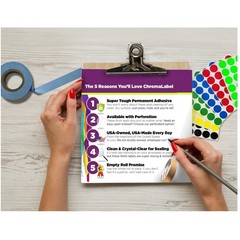Crystal Clear Round Stickers – 5000 Non-Perforated Seals