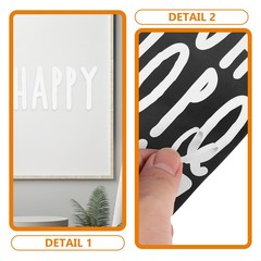 6 Sheets Self Adhesive Alphabet Stickers Business Letter Decals Mailbox