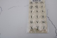 Making Memories Details Alphabet Medium Black Page Pebbles Scrapbooking Crafts