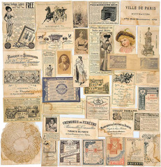 Vilikya Vintage Junk Journal Supplies, Coffee Dyed Decoupage Paper for Scrapbook