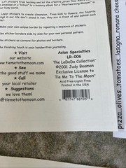 Lot/6 Tie Me To The Moon Miss La De Da Collection Food Favorites