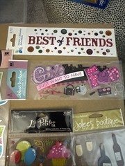 Friends, Birthday, Over The Hill Scrapbook Stickers