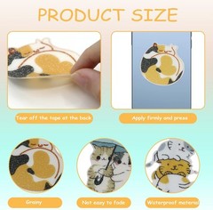 16 PCS Calm Stickers for Anxiety Sensory Cat Stress Multicolour