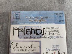 Deja Views Wonderful Words Self Adhesive Word Art Best Friends Acid Free New #3