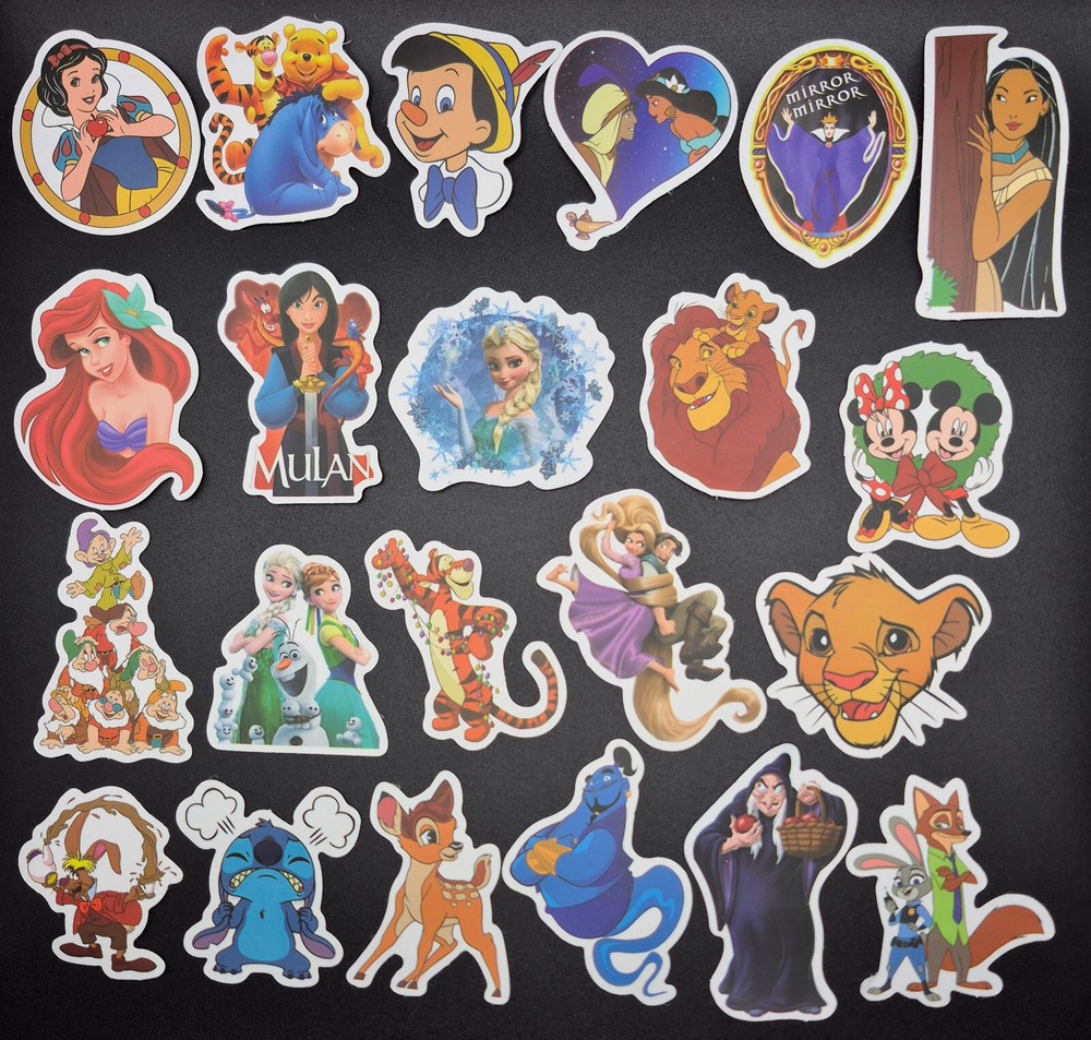 Disney Stickers 25 Pack Random Assortment Disney Characters – US Seller