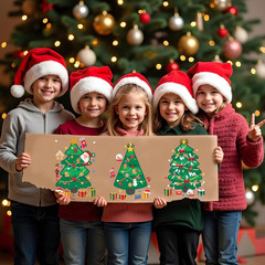 36 Pcs Christmas Tree Stickers Make Your Own Xmas Stocking Stuffers, Holiday Pre