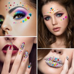 Dazzling 1510pcs Gem Stickers – Self-Adhesive Rhinestones for Kids’ Crafts