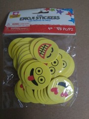 1.5 in. Diameter Creative Hands 45 pc. Foam Emoji Stickers 4+