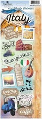 Crafts Stickers PH 13″ Italy Gelato Scooter Caffe Ciao Bella Saluti Tower Rome