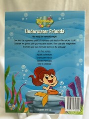 Phidal Mermaids Underwater Friends Soft Cover Sticker Book