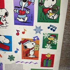 VTG Peanuts Characters Snoopy Stickers 1958, 1965 United Feature Syndicate