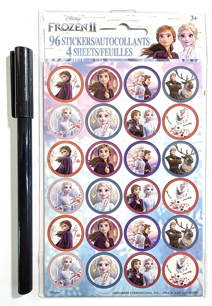 Disney Frozen II Stickers Scrapbooking Card Journal Planner – 4 sheets