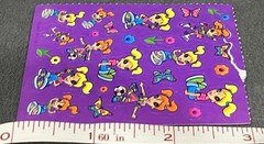 Vintage Lisa Frank Stickers Rainbow Colorful Lot Sporty Girls Soccer Ice Skate
