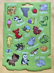 Cute Animals Sticker Sheet
