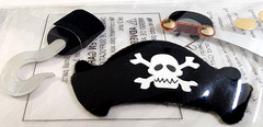 Jolee’s Boutique 3D Stickers Pirate Life Hook Sword Skull Bones 2009 Retired