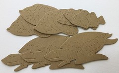 *SEA LIFE* Angelfish, Clownfish & Sea Turtle – Fish Chipboard Die Cuts 3 Style