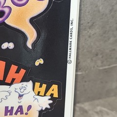 Lot Vintage Hallmark AGC Stickers Sticker Sheets Halloween Ghost Dogs Bat Witch