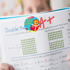 Animal Reading Reward Stickers, 500Pcs Roll 1In Round, 8 Designs