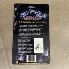 New Sealed Vintage Cabbage Patch Kids Solar Glowers 3D Holographic Stickers