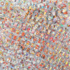 2000+ Cute Mini Sticker Pack, 36 Sheets Tiny Food & Snack Stickers,5Mm Transpare