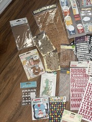 Lot of 56 Pkgs Scrapbooking Stickers Letters & MORE! See Photos NEW