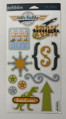 Pebbles INc. Scrapbook Stickers-Variations-Easter Time, Lil’ Buddy Toddler