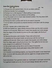 Alphabet 72 Letters 2 Iron-On Transfer Sheets 4-1/2 x 8 Inches each NIP